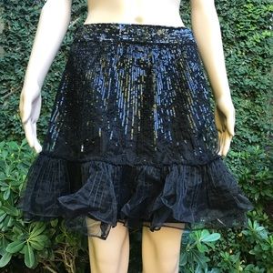 Red Valentino Black Skirt